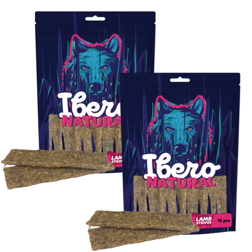 Ibero Meat Snack Lamb Stripes - 2x15ks