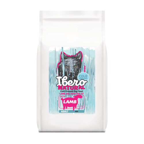 Ibero Cold Press Dog Adult Mini Lamb - 12 + 3Kg GRATIS