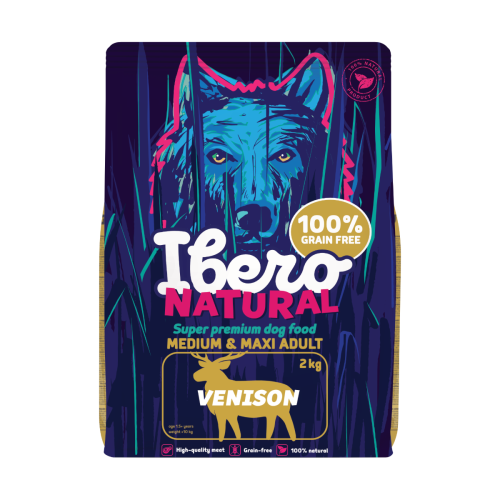 Ibero Grain-free Dog Medium & Maxi Adult Venison - 2kg
