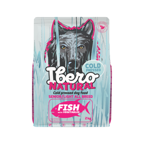 Ibero Cold Press Dog All Breed Senior & Light Fish - 2kg