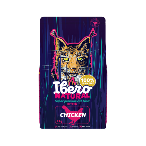 Ibero Grain Free Cat Kitten Chicken - 2kg