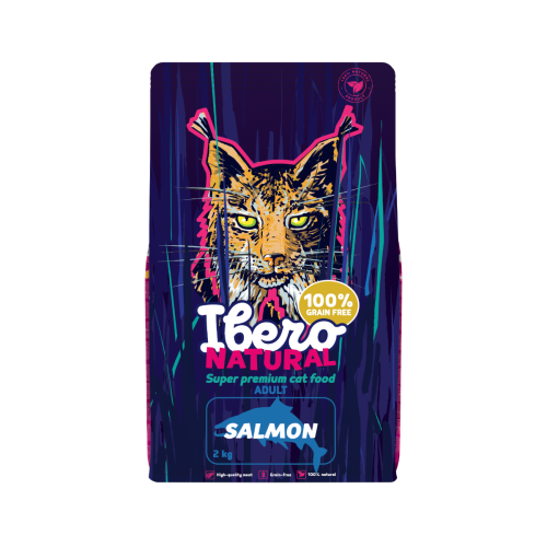 Ibero Grain Free Cat Adult Salmon - 2kg
