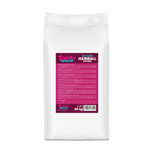 Tobby Natural Cat Hairball Chicken - 10kg