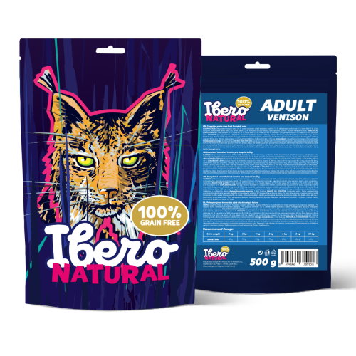 Ibero Grain Free Cat Adult Venison - 500g