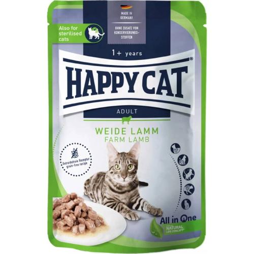 Happy Cat Vrecko Jahňa - 85 g