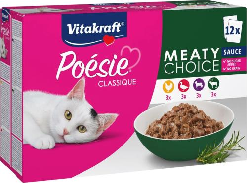 Vitacraft Poézia Meaty Choice Vrecká - 12x85g