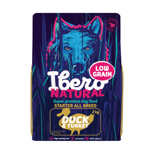 Ibero Natural All Breed Starter Duck & Turkey - 2kg