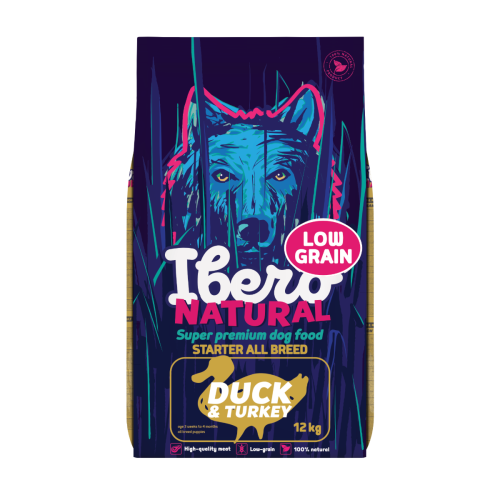 Ibero Natural All Breed Starter Duck & Turkey - 12kg