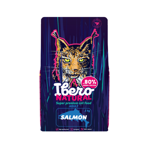 Ibero Natural Cat Adult Salmon - 2kg