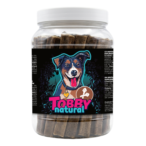 Tobby Natural Dental Snack 30ks - Klinček