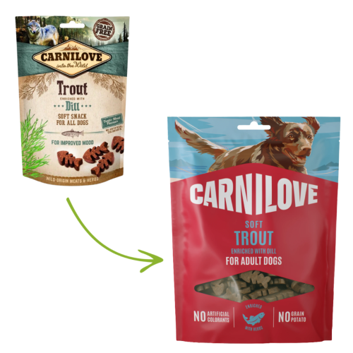Carnilove Soft Snack 200g - Trout wirh Dill