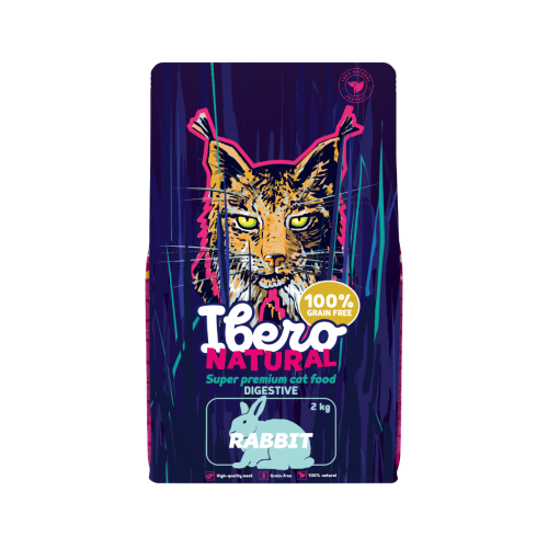 Ibero Grain Free Cat Digestive Rabbit - 2kg