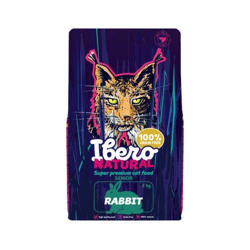 Ibero Grain Free Cat Senior Rabbit - 2kg
