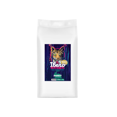 Ibero Grain Free Cat Senior Rabbit - 10kg