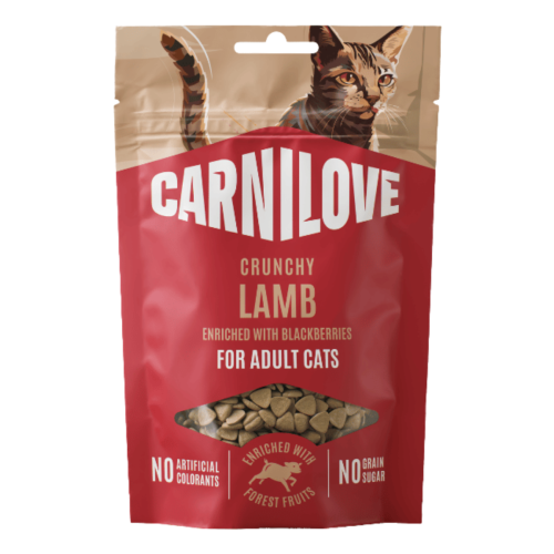 Carnilove Cat Crunchy Snack 50g - Lamb with Blackberries