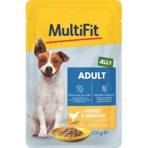 MultiFit Dog Pouch Chicken with Vegetable - 100g