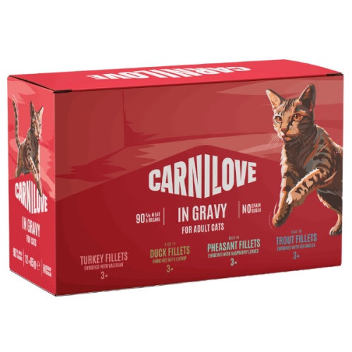 Carnilove Multipack In Gravy for Cats - 12 x 85 g