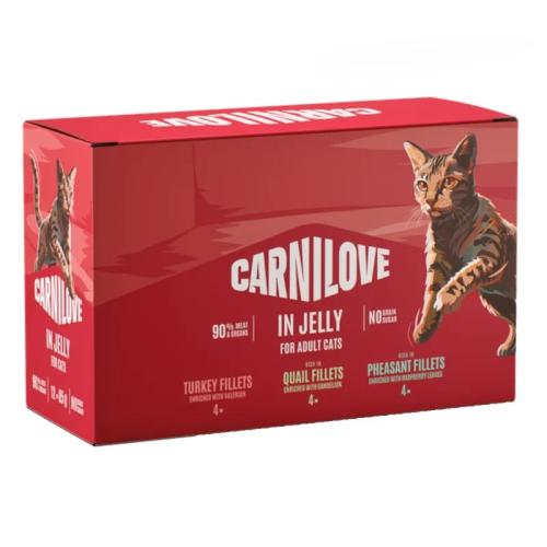 Carnilove Multipack In Jelly for Cats - 12 x 85 g