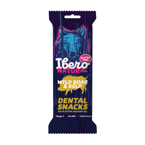 Ibero Dental Snacks Wild Boar & Kelp - 5x S/M (3ks/70g)