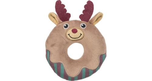 Trixie Xmas Moose Donut Plyšový - 14cm