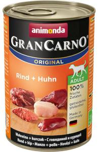 Animonda dog konzerva Gran Carno hovädzie / kura