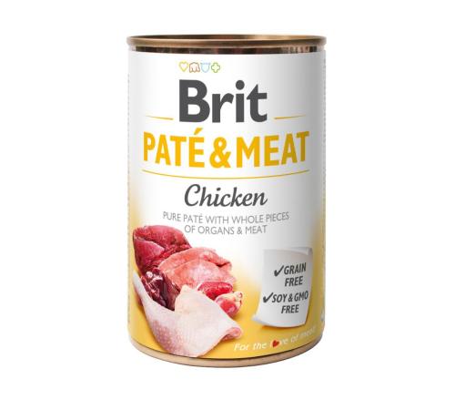 Brit Paté & Meat 400g - Kuracie