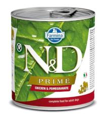 N&D dog PRIME konz. ADULT chicken/pomegranate
