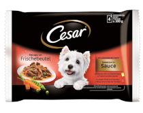 CESAR kapsa 4 x 100g KURACIE / HOVÄDZIE