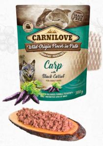 CARNILOVE dog  kapsa  PATÉ CARP/black carrot