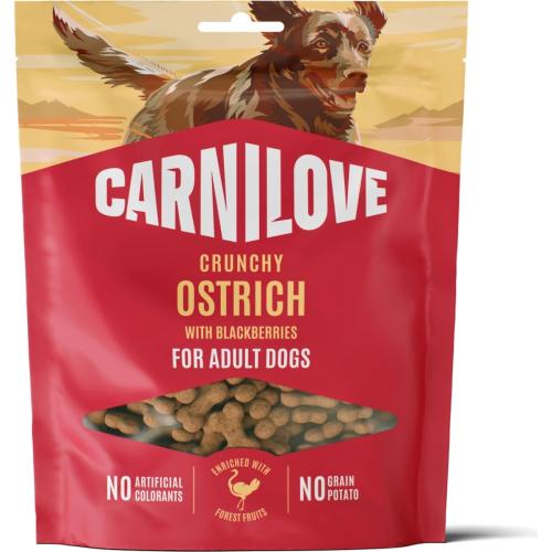 Carnilove Crunchy Snack 200g - Ostrich/Blackberries