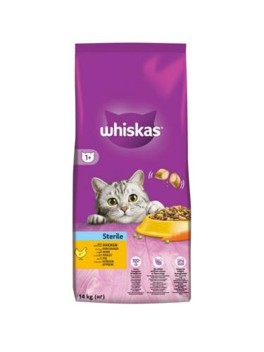 Whiskas Suché Sterile/Kuracie - 14kg