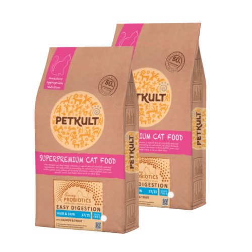 Petkult Cat Probiotics Hair/Skin - 2x2kg