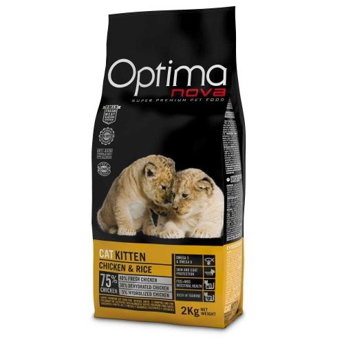 OPTIMAnova Cat Kitten Chicken/Rice - 2kg