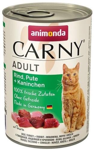 Animonda Carny Cat Hovädzie / Morka / Králik - 400g