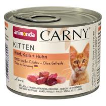 Animonda cat konzerva Carny Kitten hovädzie / teľacie / kura