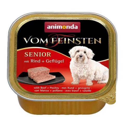 Animonda Vom Feinsten Paštéta Senior 150g - Hovädzie/kuracie