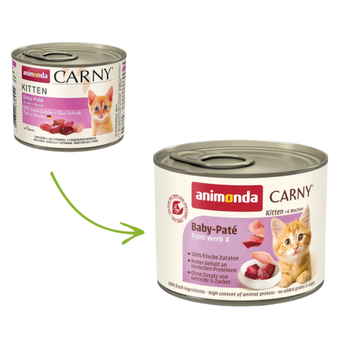 Animonda Carny Baby Paté Kuracie / Hovädzie - 200g