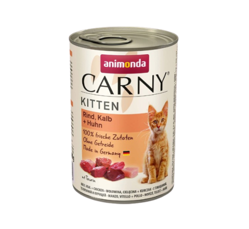 Animonda Carny Cat Teľacie / Kuracie / Morka - 400g