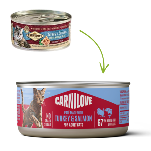 Carnilove Cat Konz. Adult Tureky/Salmon - 100g