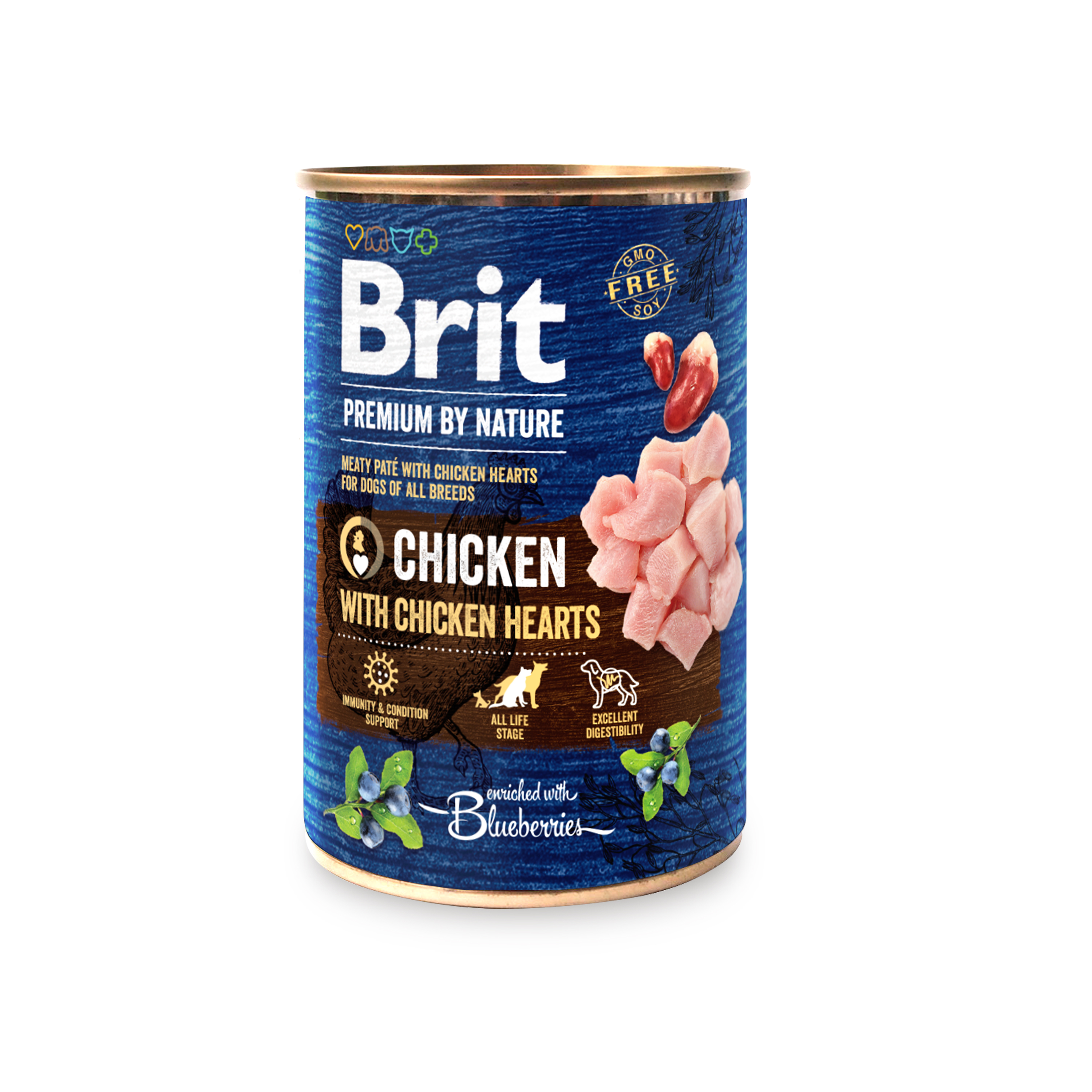 Brit Premium by Nature Chicken with Hearts - 800g