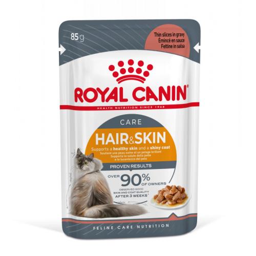 Royal Canin Pouch Hair & Skin in Gravy - 85g