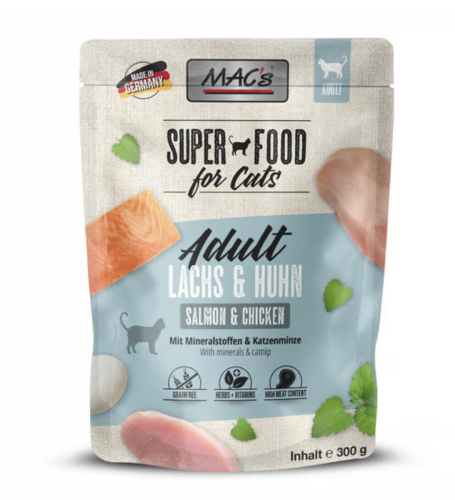 Mac´s Cat Pouch 100g - Losos a Kuracie