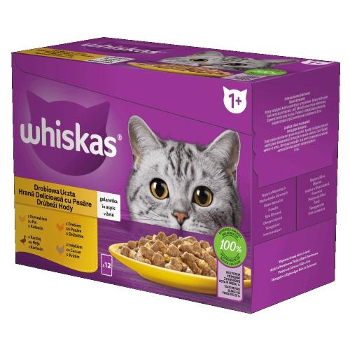 Whiskas Hydinové Hody v Želé - 12x85g