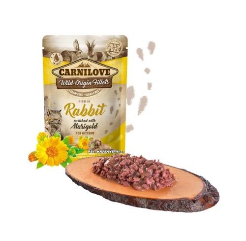 Carnilove Cat Vrecko Kitten Rabbit/Marigold - 85g