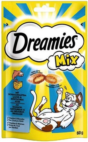 Whiskas Dreamies Pochúťka 60g - Losos/syr