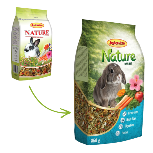 Avicentra Nature Králik - 850g