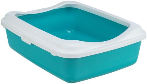 Trixie WC Classic s Okrajom 37x15x48 cm - Tyrkysová/biela