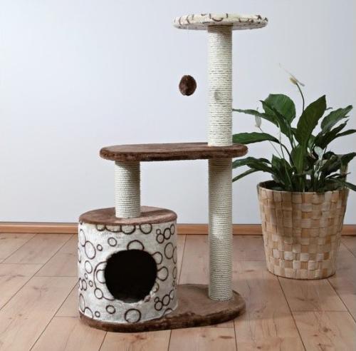 Škrabadlo Casta Hnedobéžové - Výška 95cm