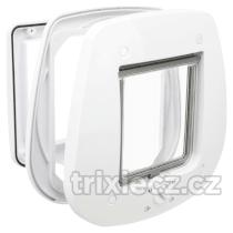 Trixie - DVIERKA priechodná 4-cestná / 27x26cm / sklenené dvere