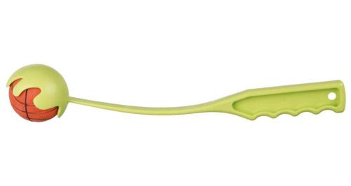 Trixie Katapult s Machovou Gumovou Loptou - 6/30cm